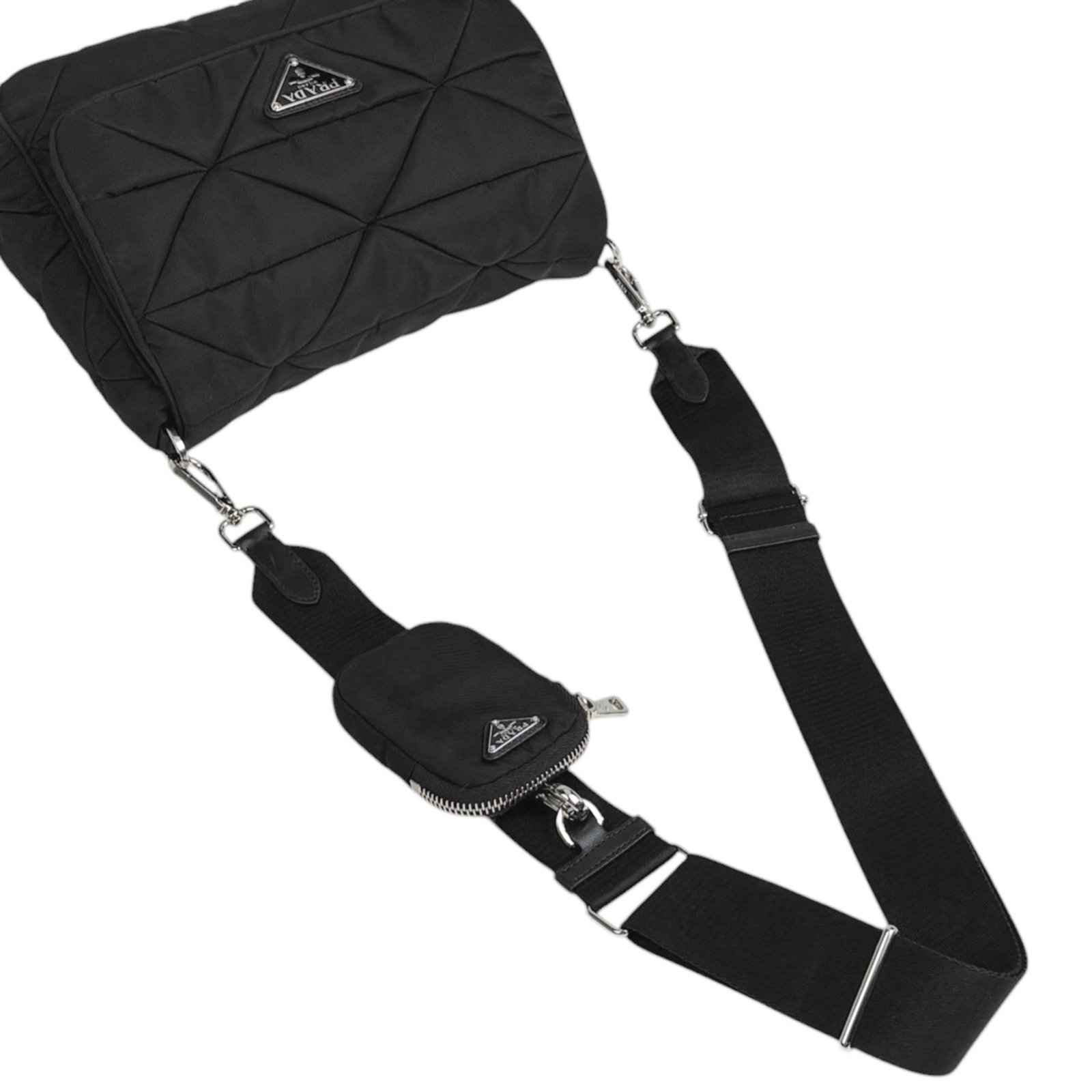 Prada nylon shoulder bag - 9