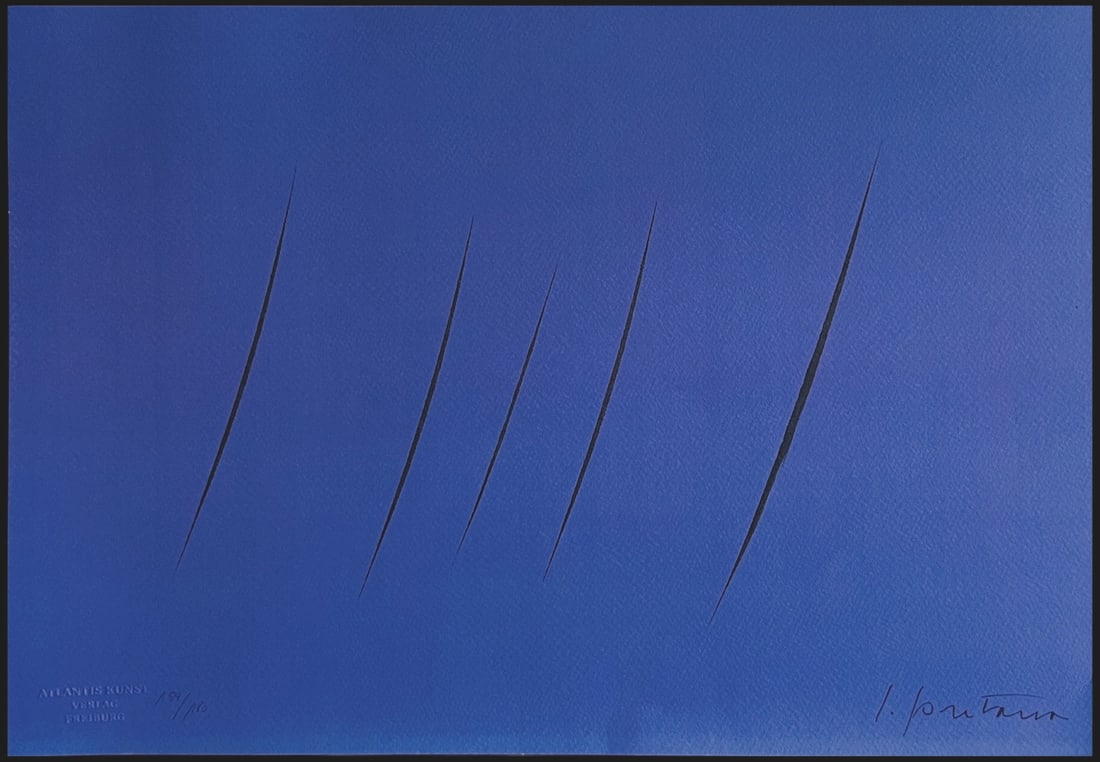 Lithograph by Lucio Fontana (1 of 10)