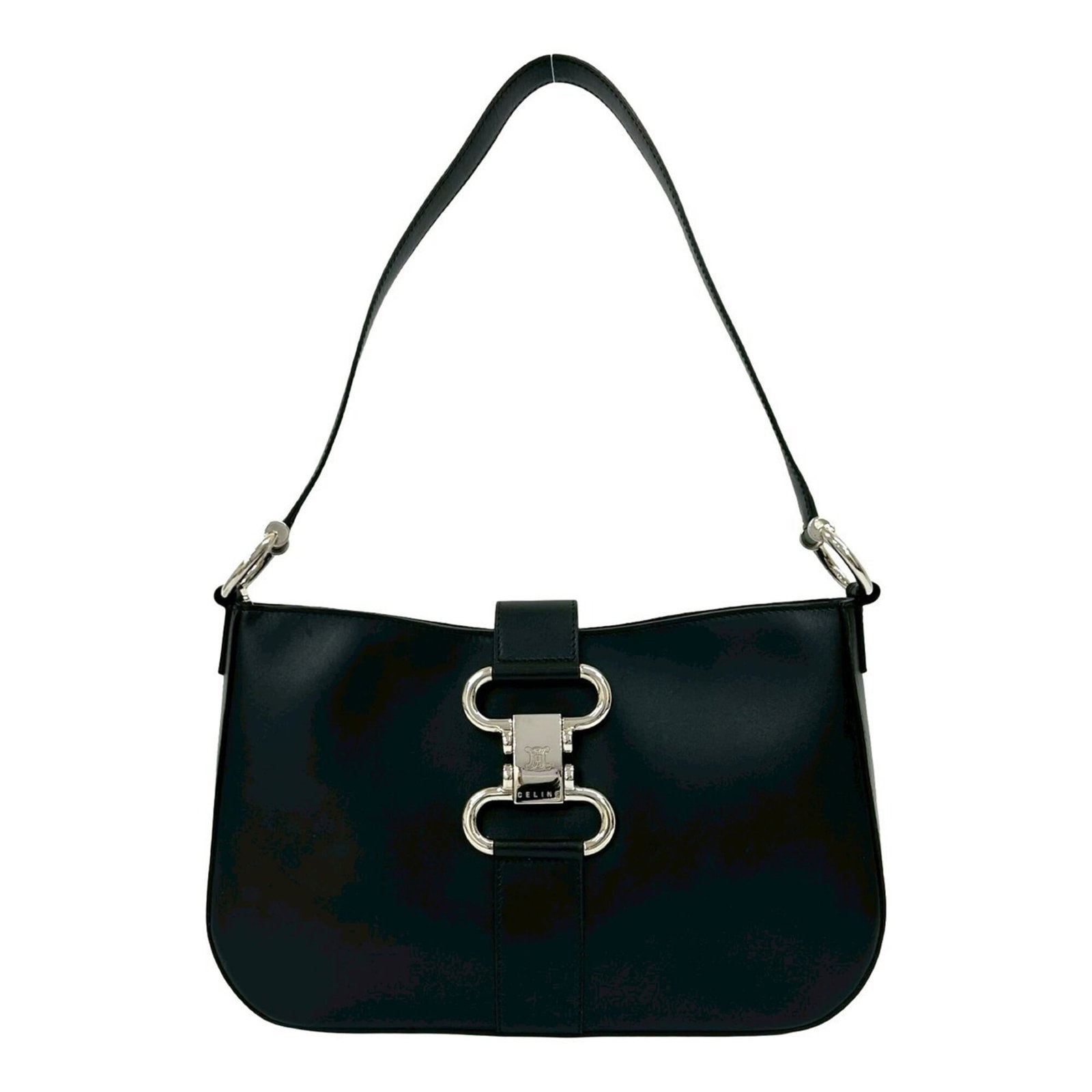 Celine Leather Tote Bag: Celine Leather Tote Bag A sleek and sophisticated Celine leather tote bag in black, perfect for adding a touch of luxury to your daily routine. With its classic shoulder strap and spacious interior,