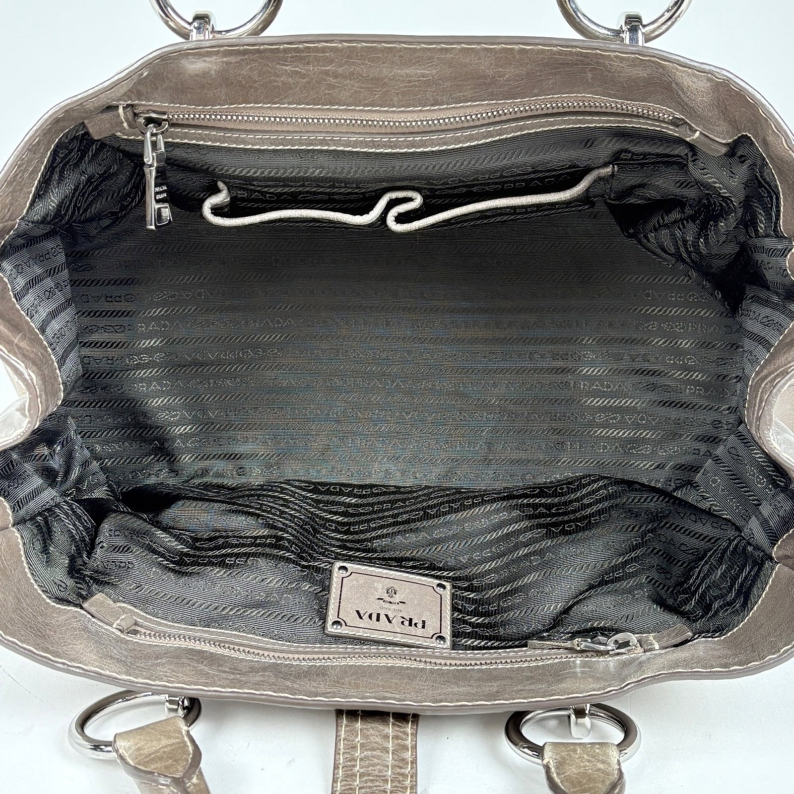 Prada Handbag Leather - 8