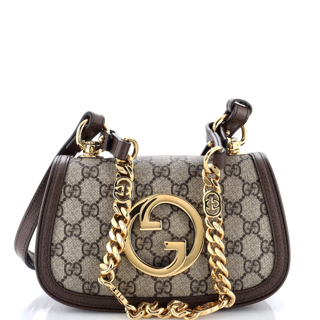 Gucci Medium Leather Top Handle Bag Blondie NM (1 of 5)