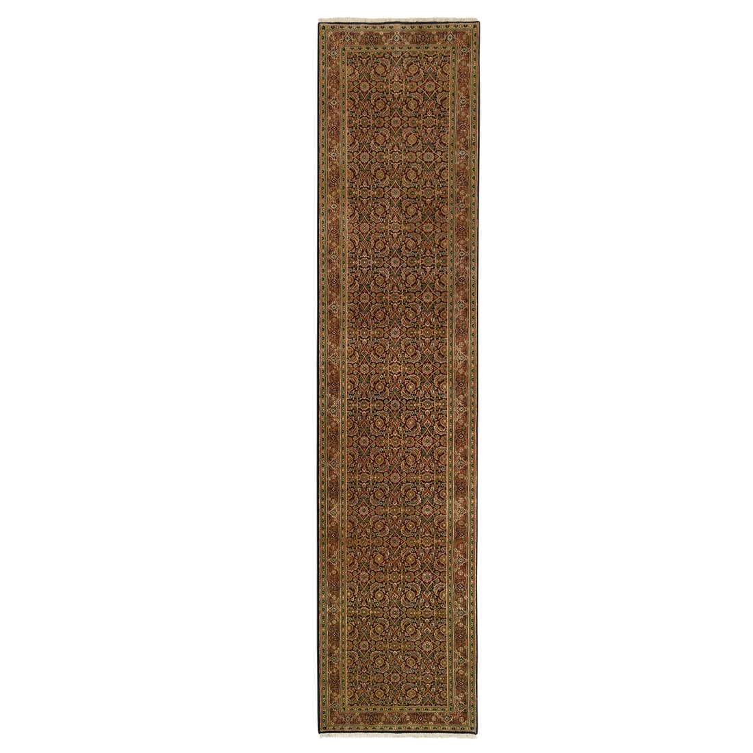 2'9"x12'4" Herati Hand Knotted 250 KPSI New Zealand Wool Runner Rug (1 of 8)