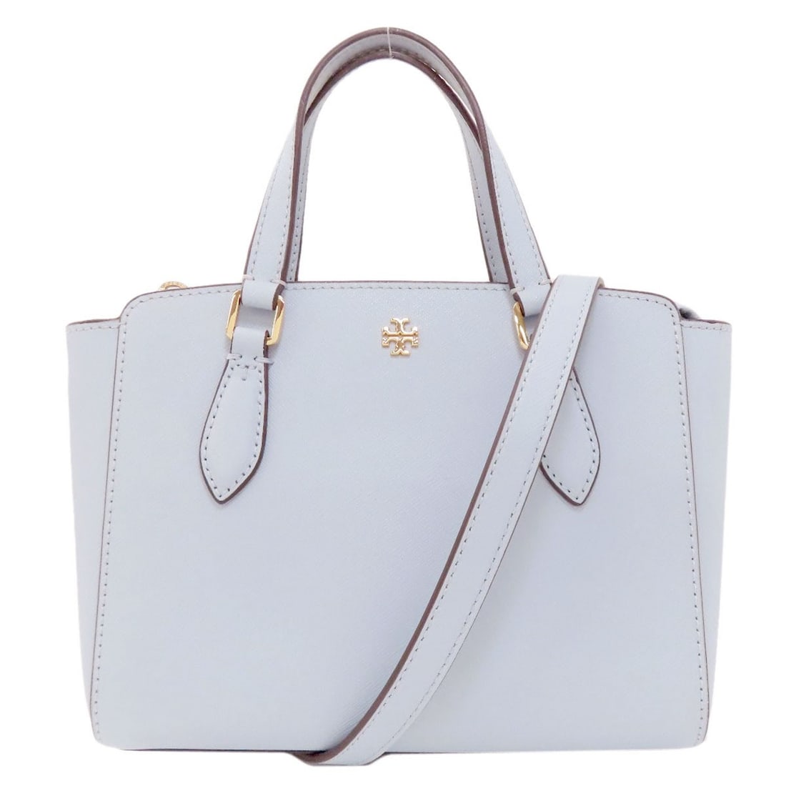 Tory Burch Emerson Mini Top Zip 2-Way Handbag Leather (1 of 20)