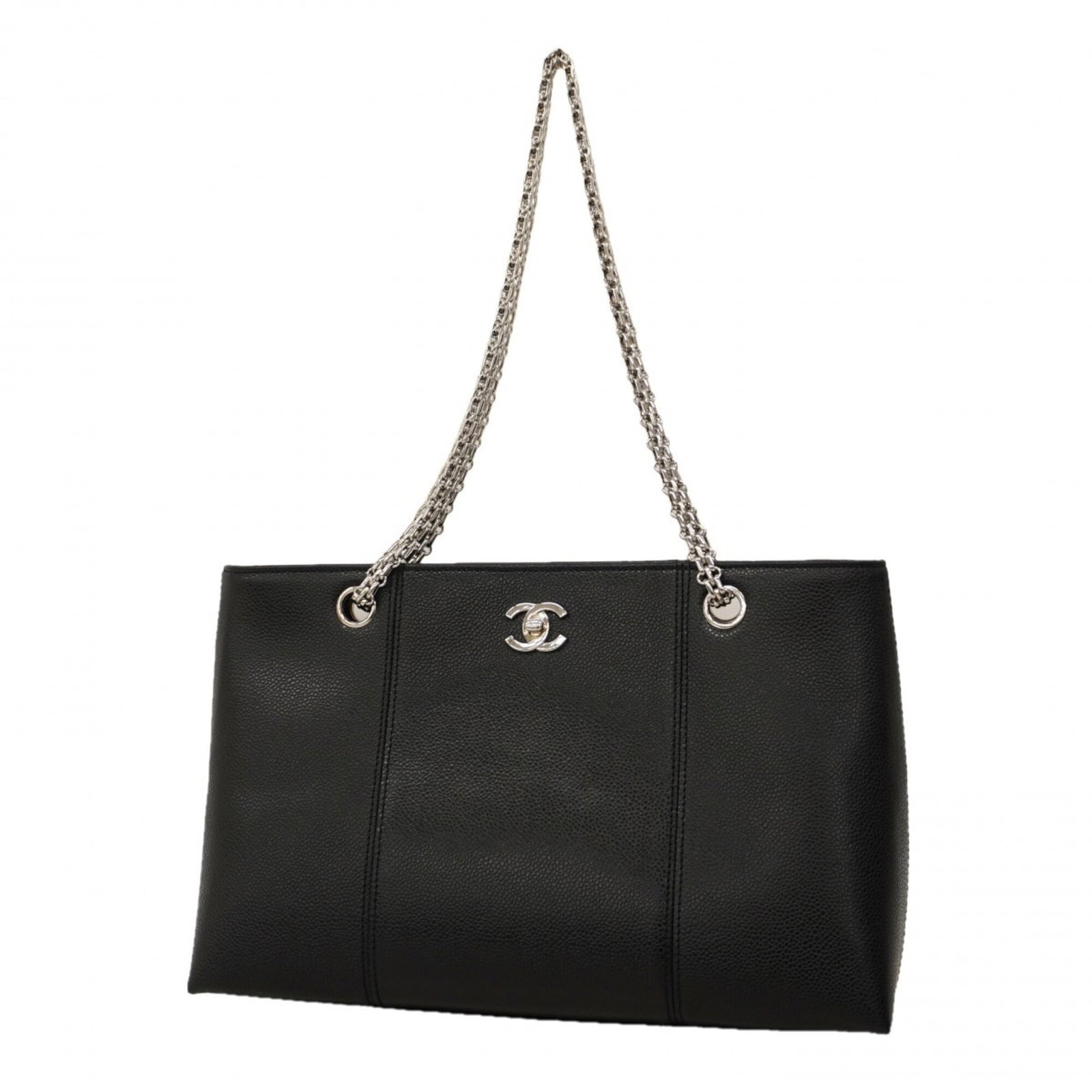 Calfskin Chanel Shoulder Bag (1 of 8)