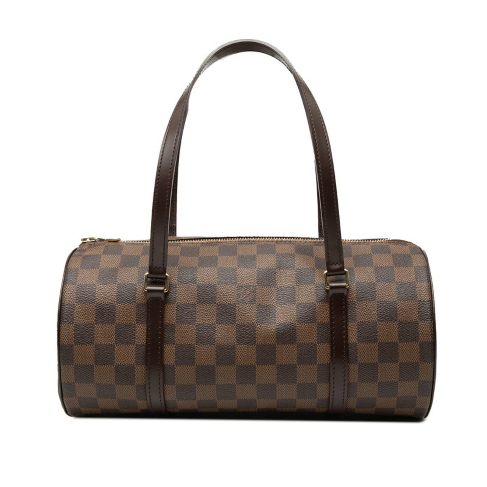 Louis Vuitton Handbag Pvc, Leather: Louis Vuitton Handbag Pvc, Leather A stylish and versatile Louis Vuitton handbag, crafted from both durable PVC and premium leather, is up for grabs. This timeless brown beauty boasts a classic