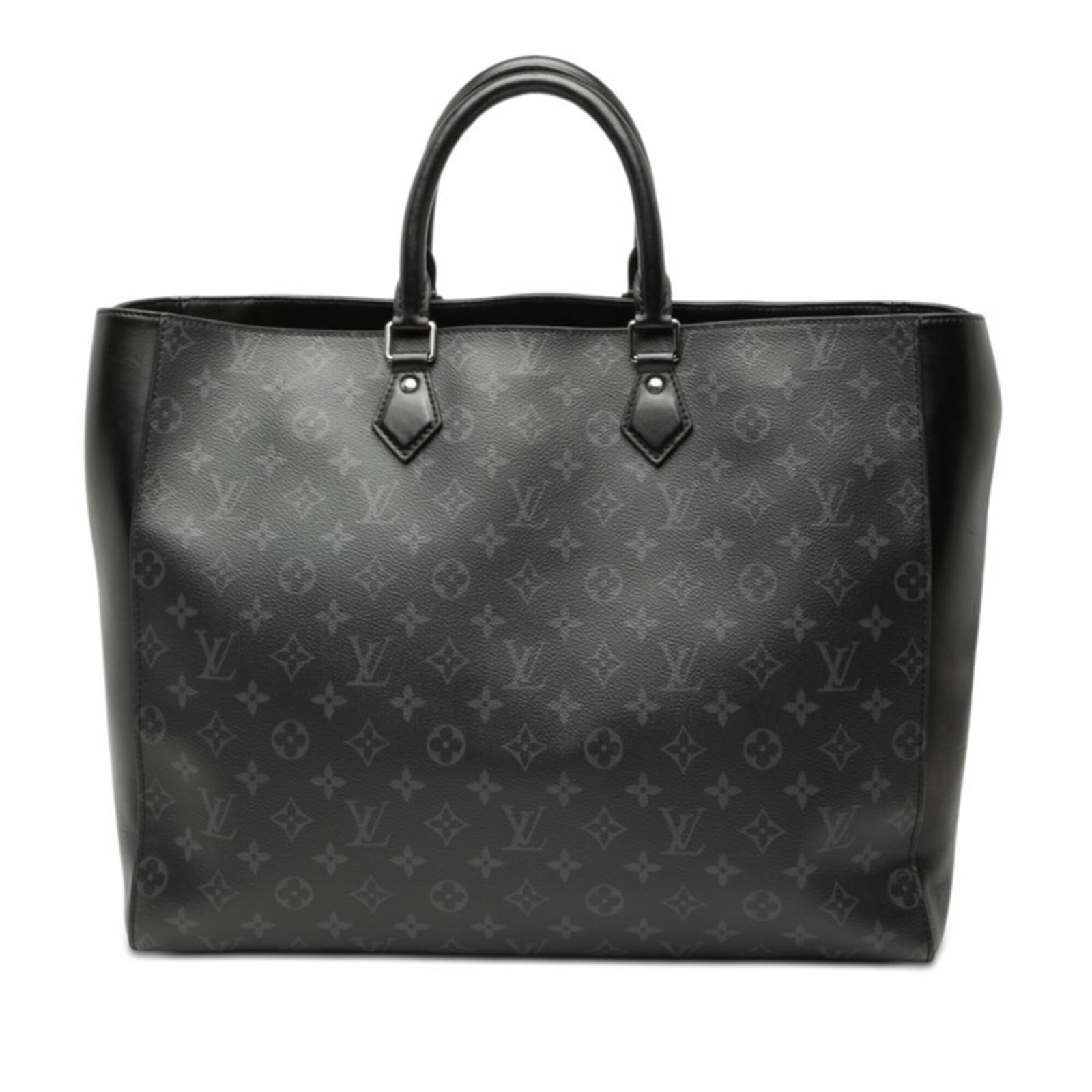 Louis Vuitton PVC leather tote bag: Louis Vuitton PVC leather tote bag A sleek and sophisticated Louis Vuitton PVC leather tote bag, perfect for adding a touch of luxury to your daily essentials. With its durable PVC construction and