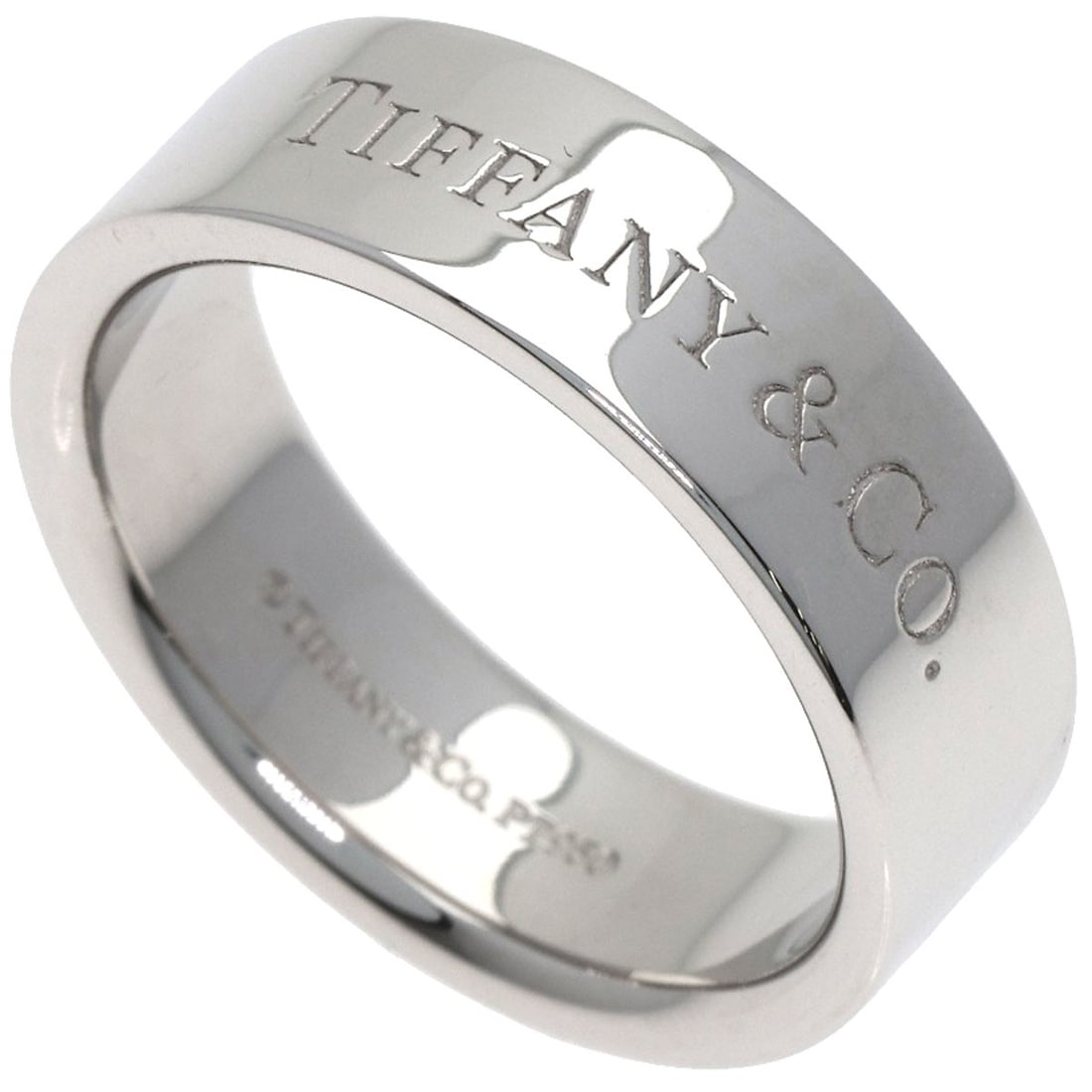 Tiffany Co platinum ring flat band (1 of 5)