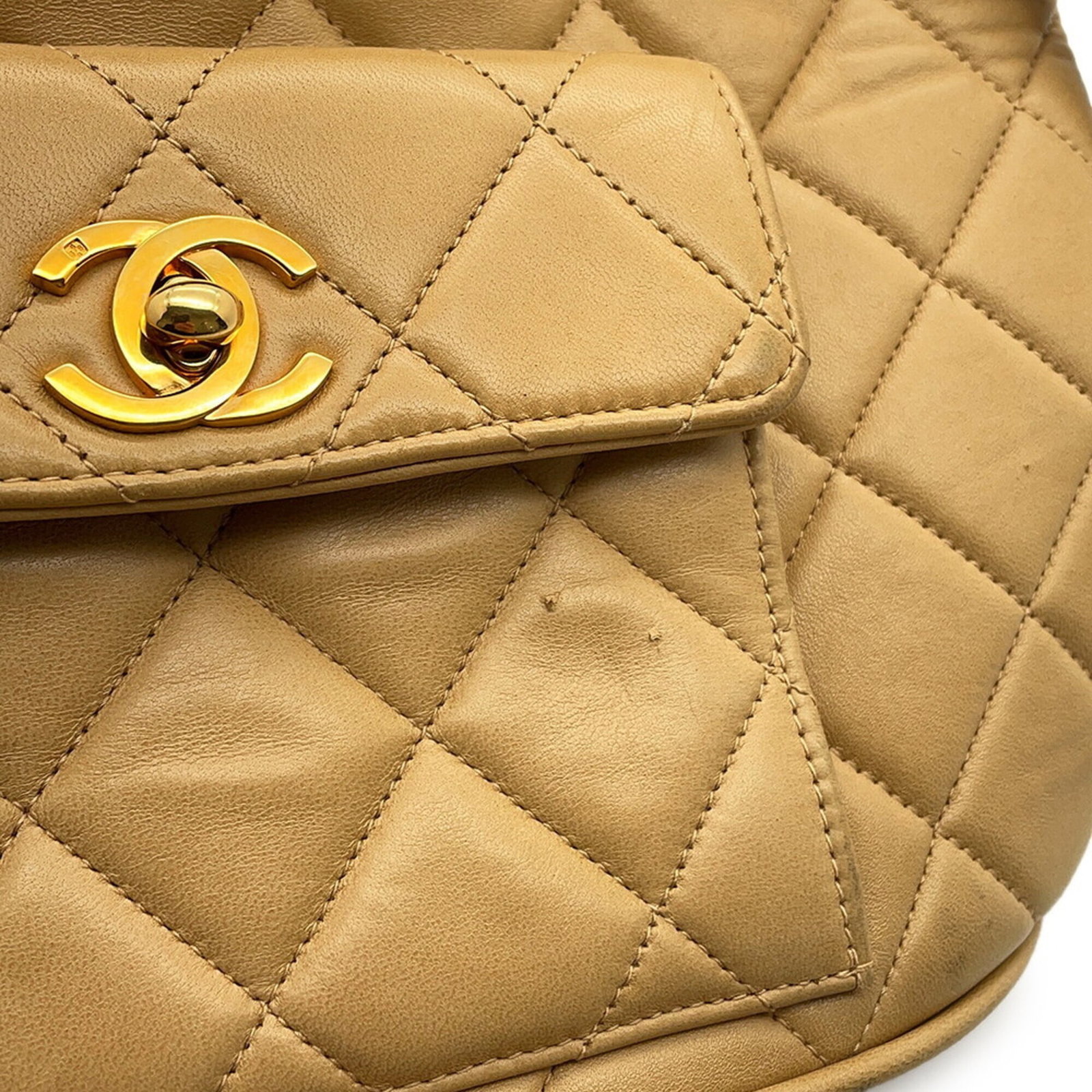 Leather Chanel Backpack - 6