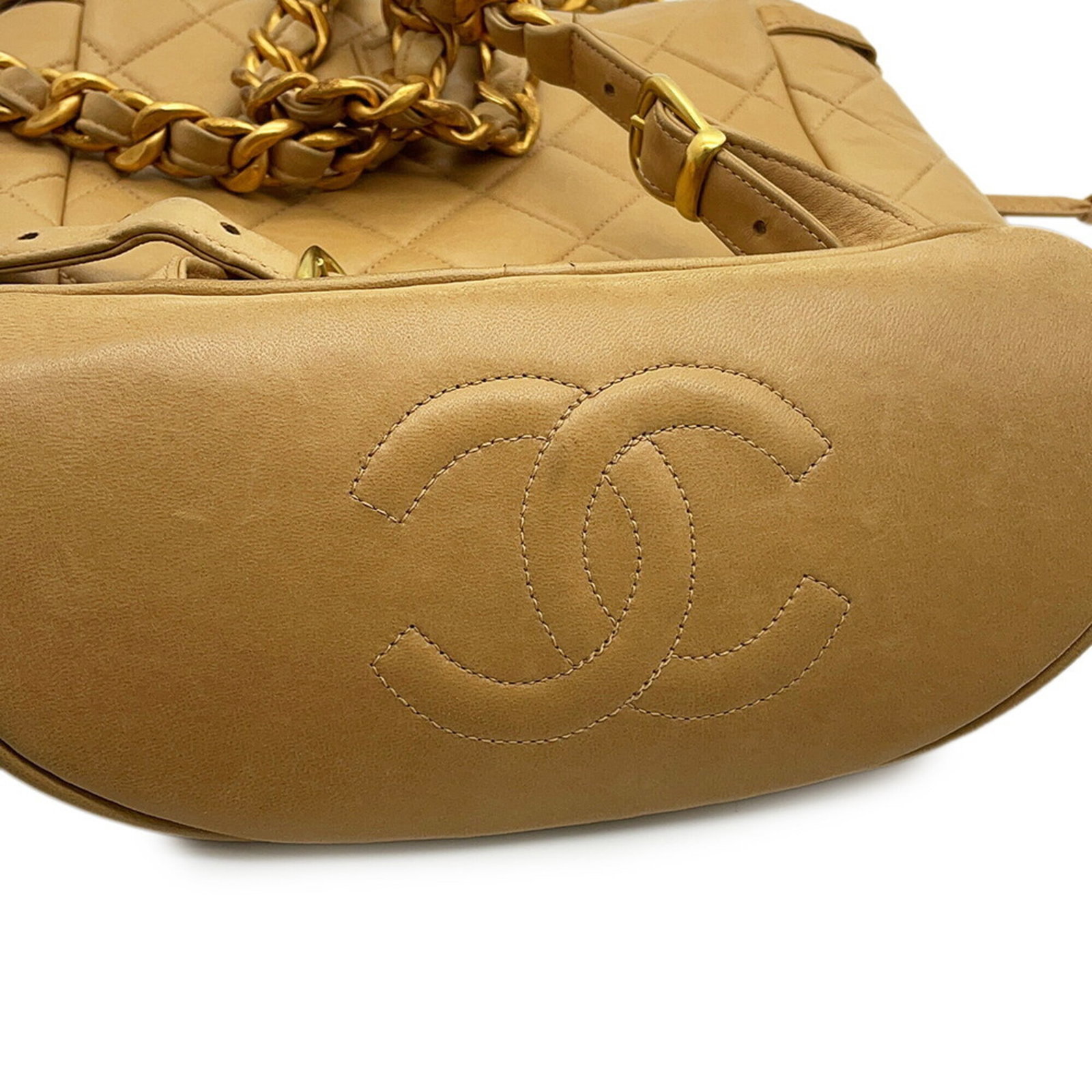 Leather Chanel Backpack - 8