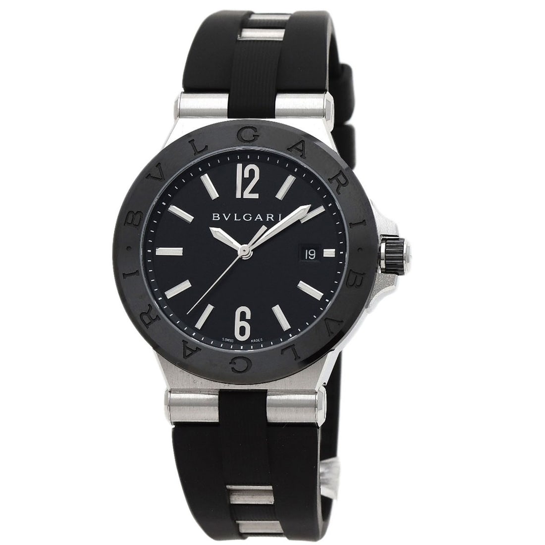 BVLGARI Diagono Ceramic Watches DG42SC Stainless Steel/ Rubber (1 of 17)
