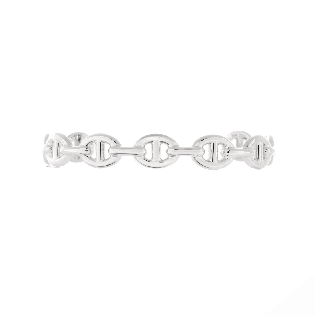 Hermes Chaine d'Ancre Cuff in Sterling Silver Medium (1 of 3)