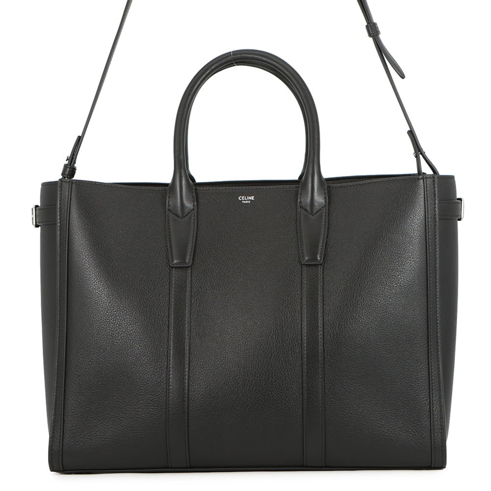 Celine Handbag is a leather tote bag. (1 of 19)