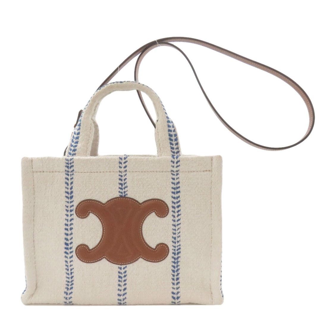 CELINE Cabas Small Thais 2WAY Handbag Calf Towel ground (1 of 16)