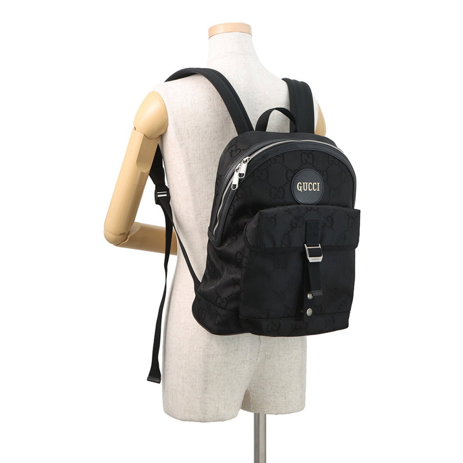 Gucci nylon leather backpack - 4