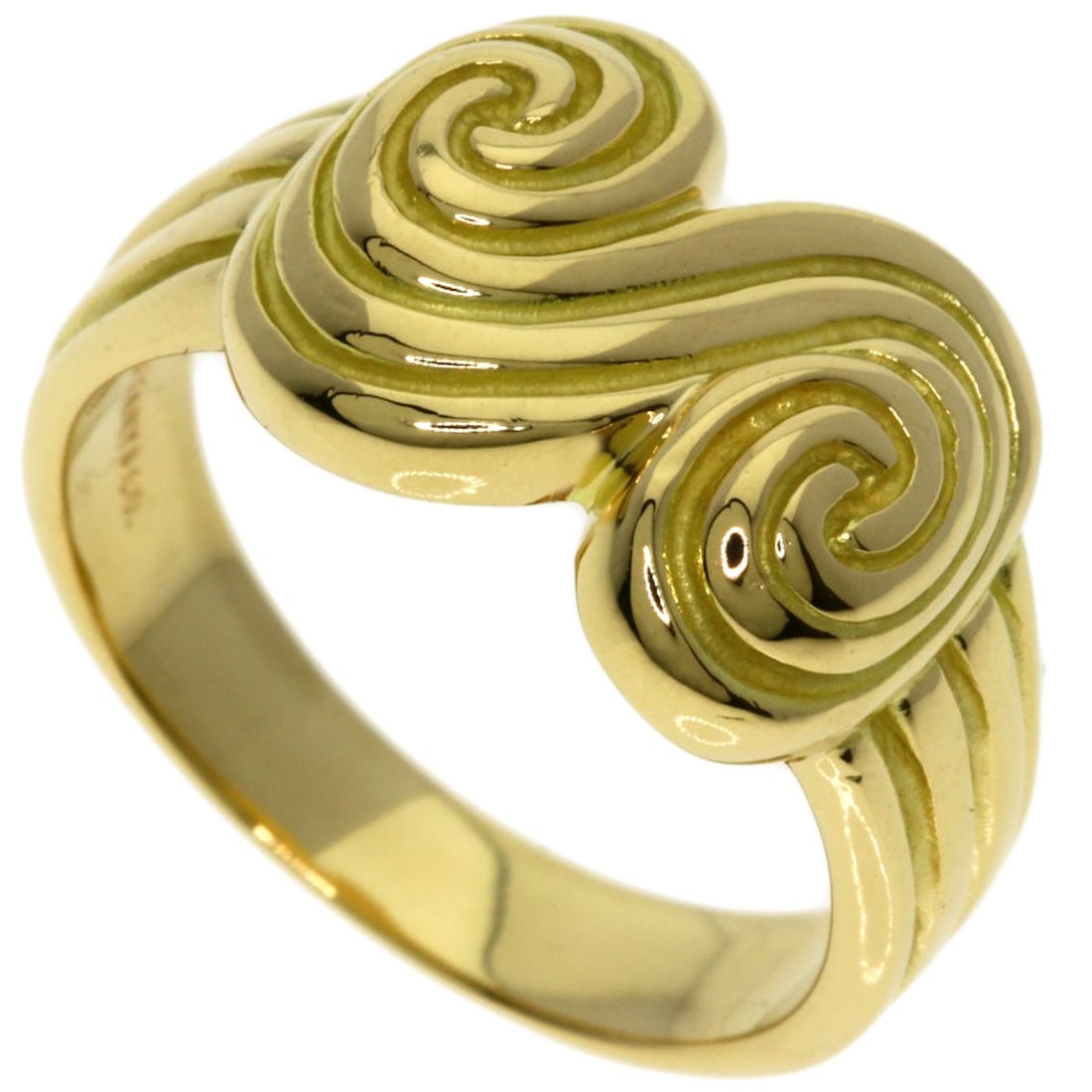 TIFFANY&Co. tornado Ring K18 Yellow Gold (1 of 9)