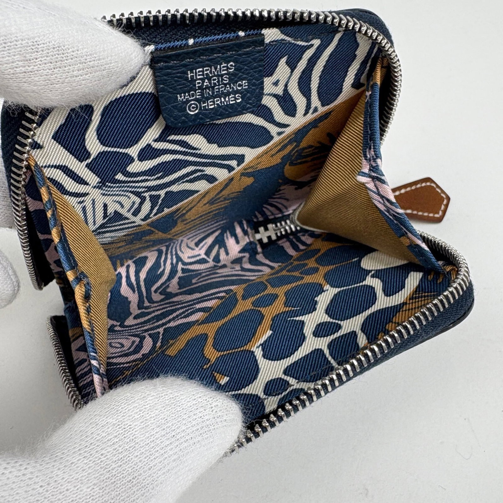 Hermes leather coin case - 5