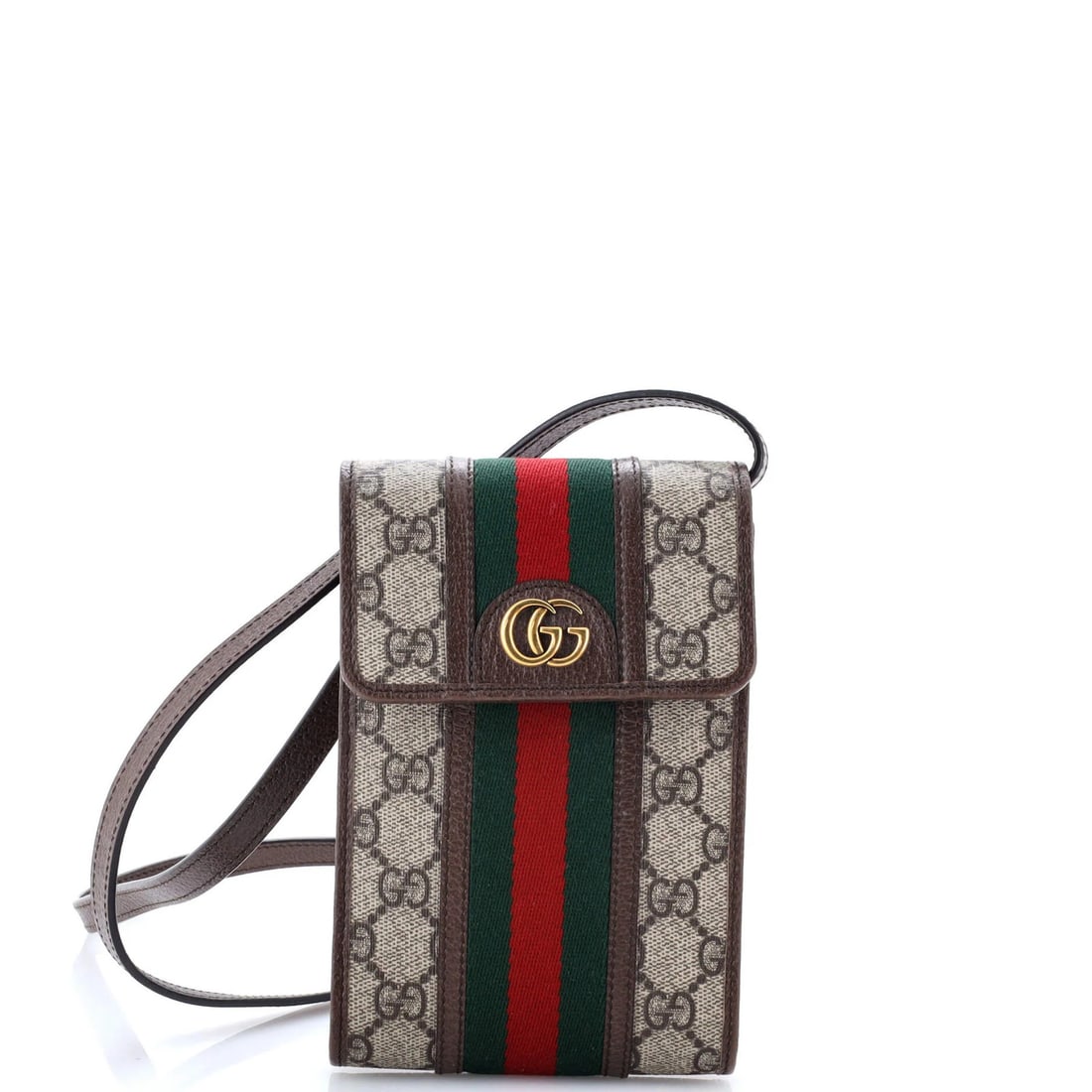 Gucci GG Coated Canvas Vertical Mini Crossbody Bag (1 of 5)