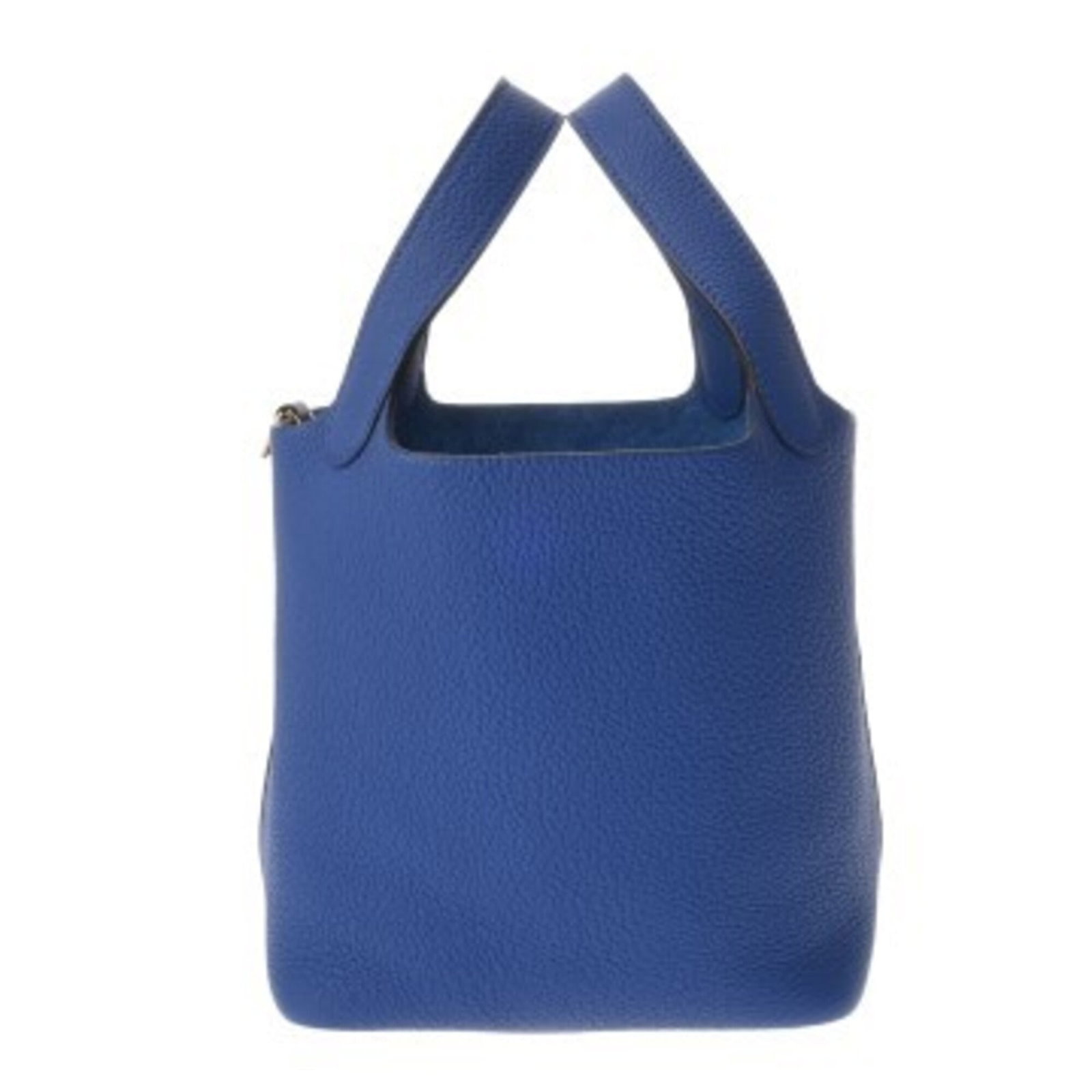 Hermes Handbag Taurillon Clemence Leather: Hermes Handbag Taurillon Clemence Leather The iconic Taurillon Clemence Leather handbag from Herm?s is a timeless treasure for any fashion connoisseur. With its rich blue Royal hue and sleek silver ha