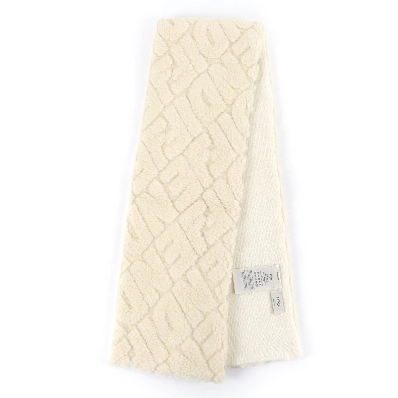 Fendi Stole Wool, Polyester - 3