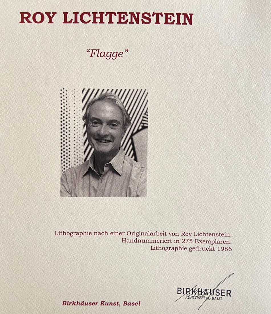 Lithograph Numbered by Roy Lichtenstein - 7