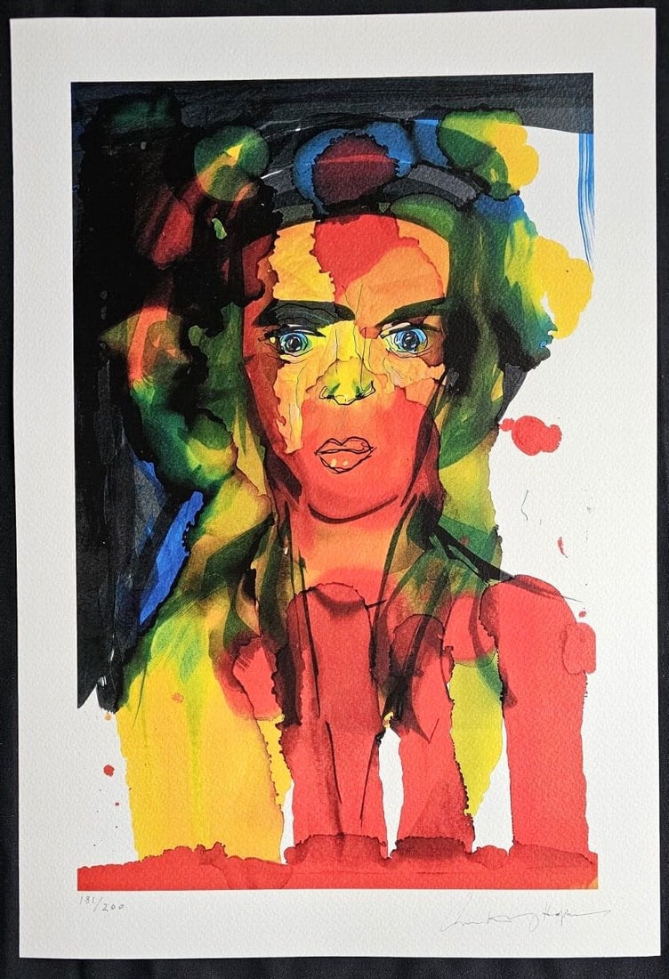 Anthony Hopkins is a lithograph. (1 of 9)