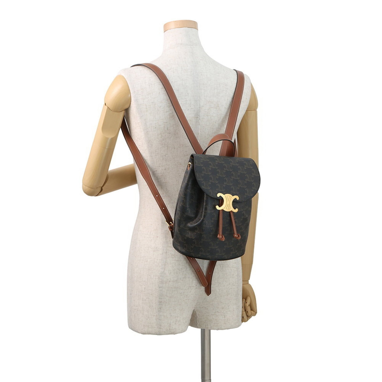 Celine leather pvc backpack - 4