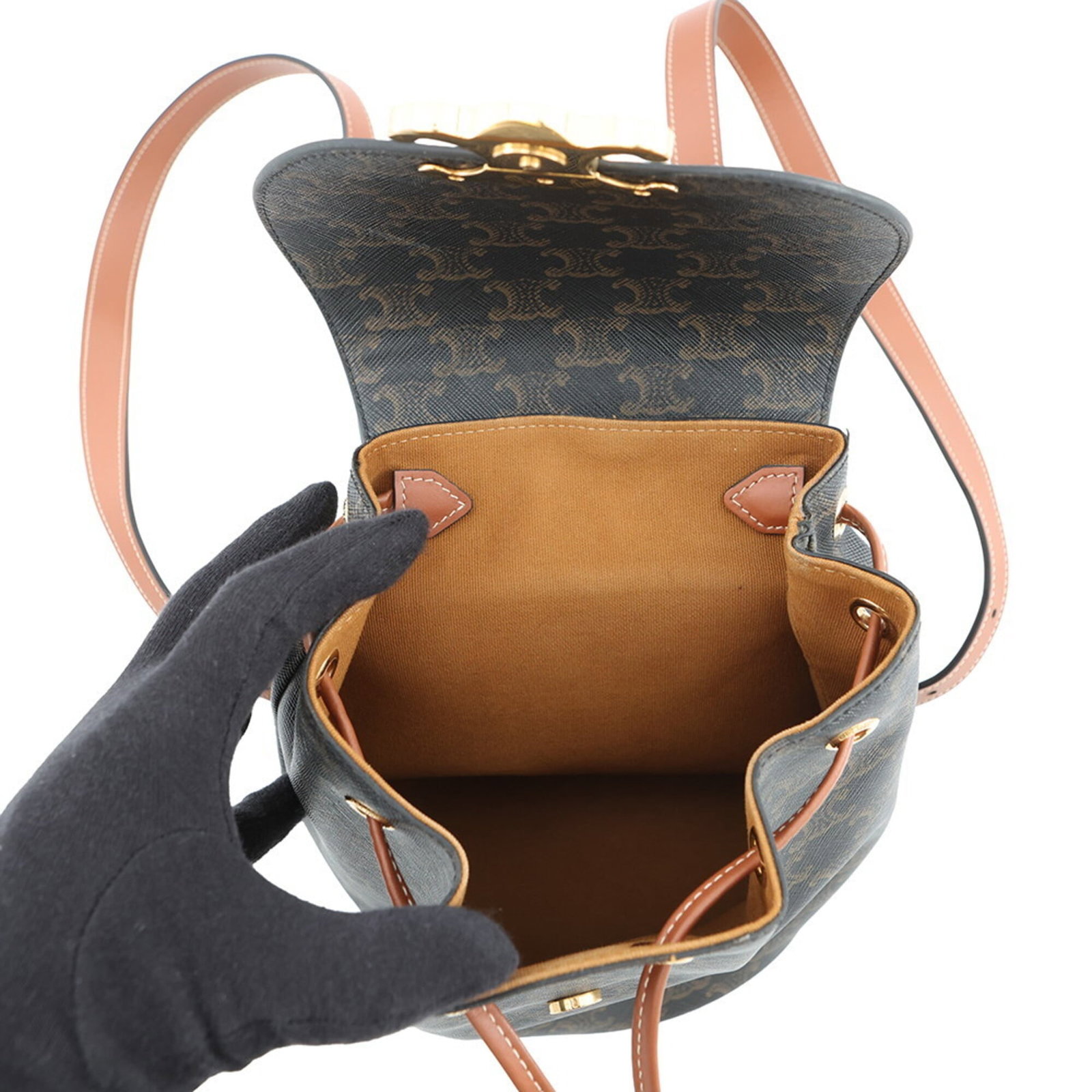 Celine leather pvc backpack - 5