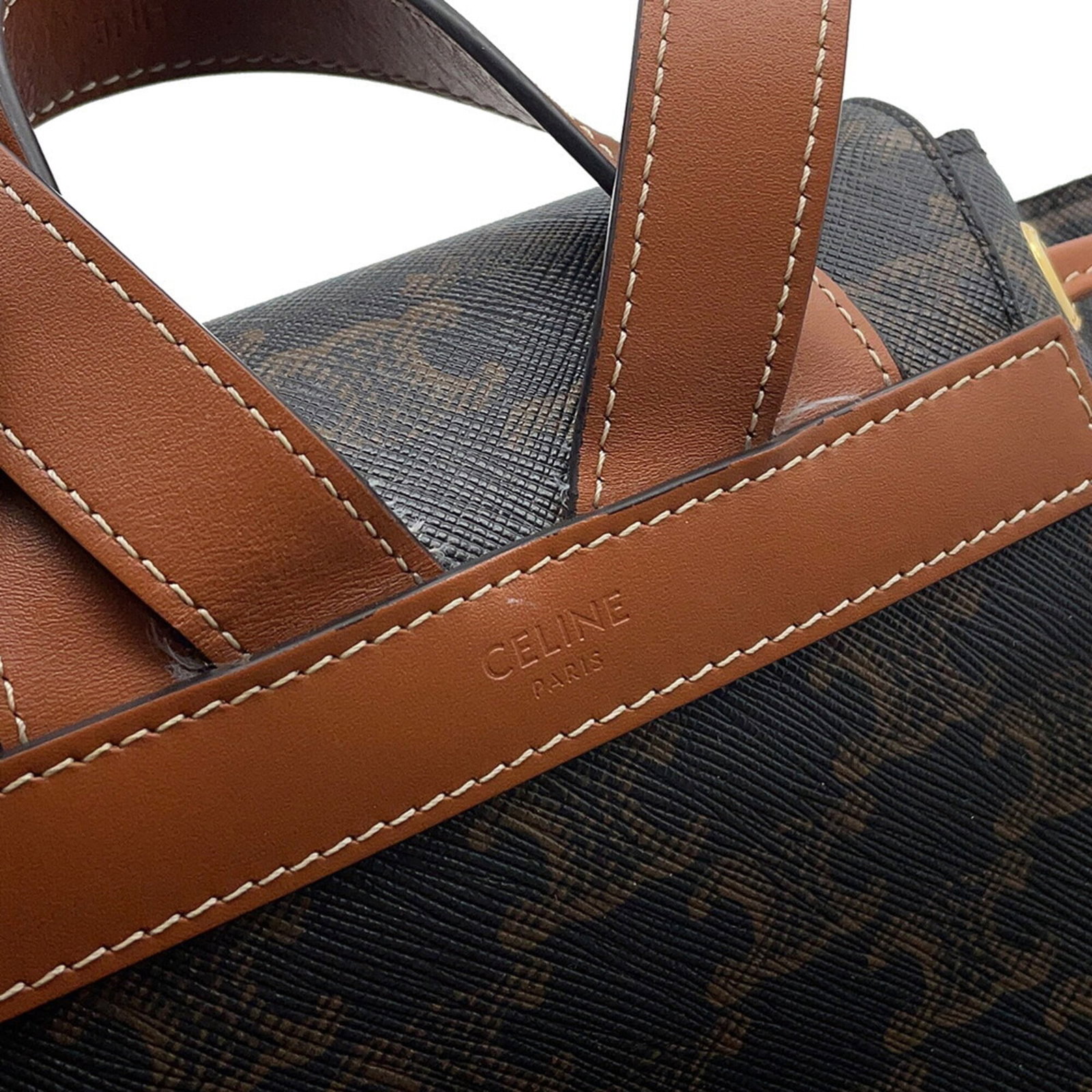 Celine leather pvc backpack - 8