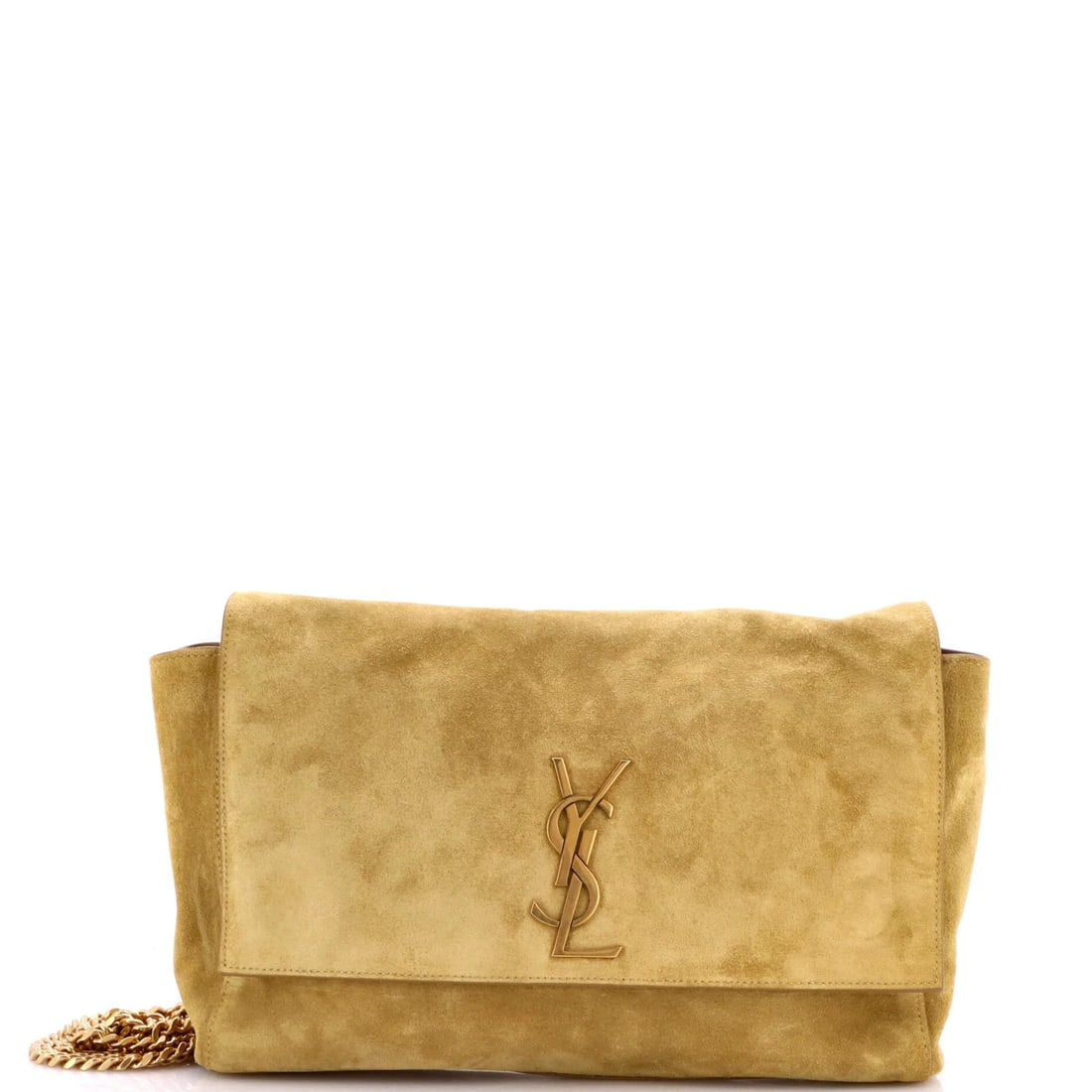 Medium Saint Laurent Suede Leather Reversible Classic Monogram Bag (1 of 7)