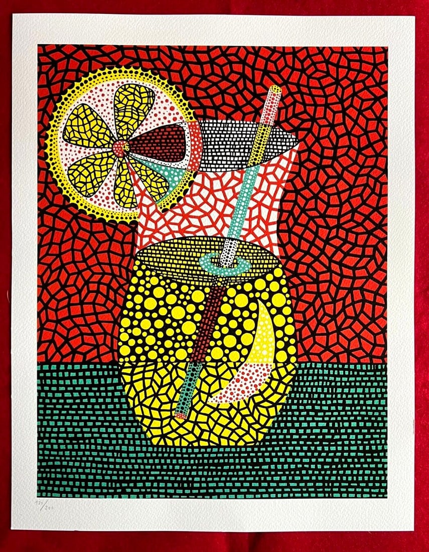 Yayoi Kusama Lithograph Numbered Limited Edition -Mori Art Museum (1 of 11)