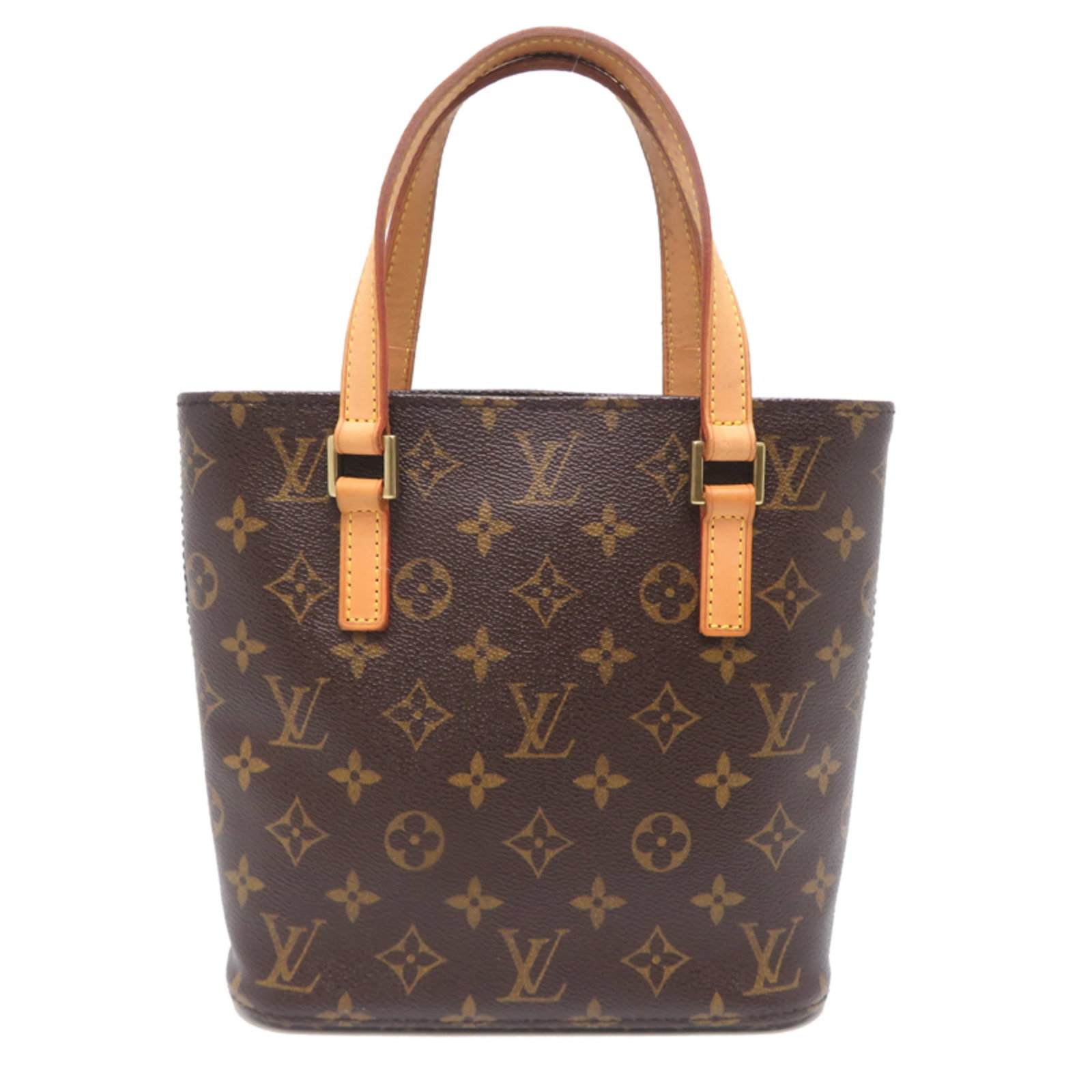 Louis Vuitton Handbag Monogram: Louis Vuitton Handbag Monogram Experience the timeless elegance of Louis Vuitton's iconic monogram pattern in this beautifully worn brown handbag. With its classic 20cm x 23cm x 8cm dimensions and