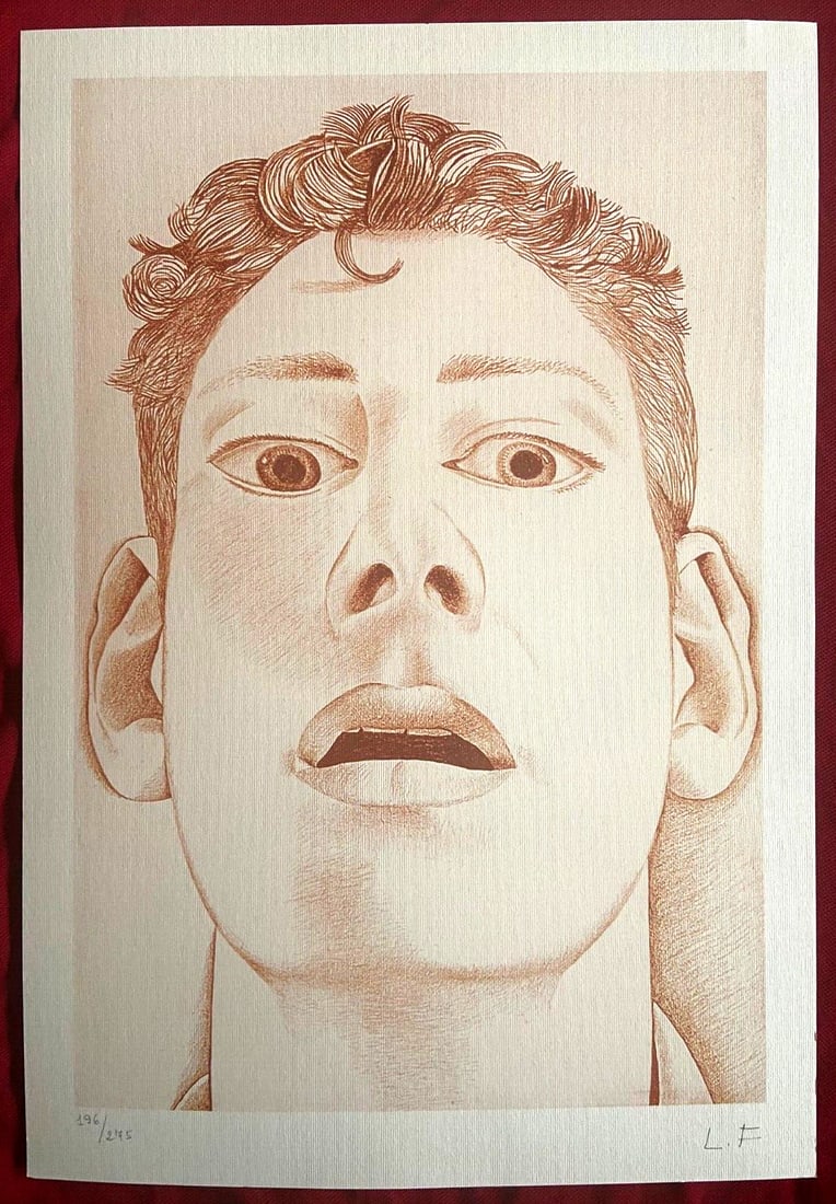 Lucian Freud Lithograph -Numbered Limited 275ex: Lucian Freud Lithograph -Numbered Limited 275ex A rare opportunity to own a piece of art history, this numbered limited edition lithograph by the renowned British artist Lucian Freud is a must-have