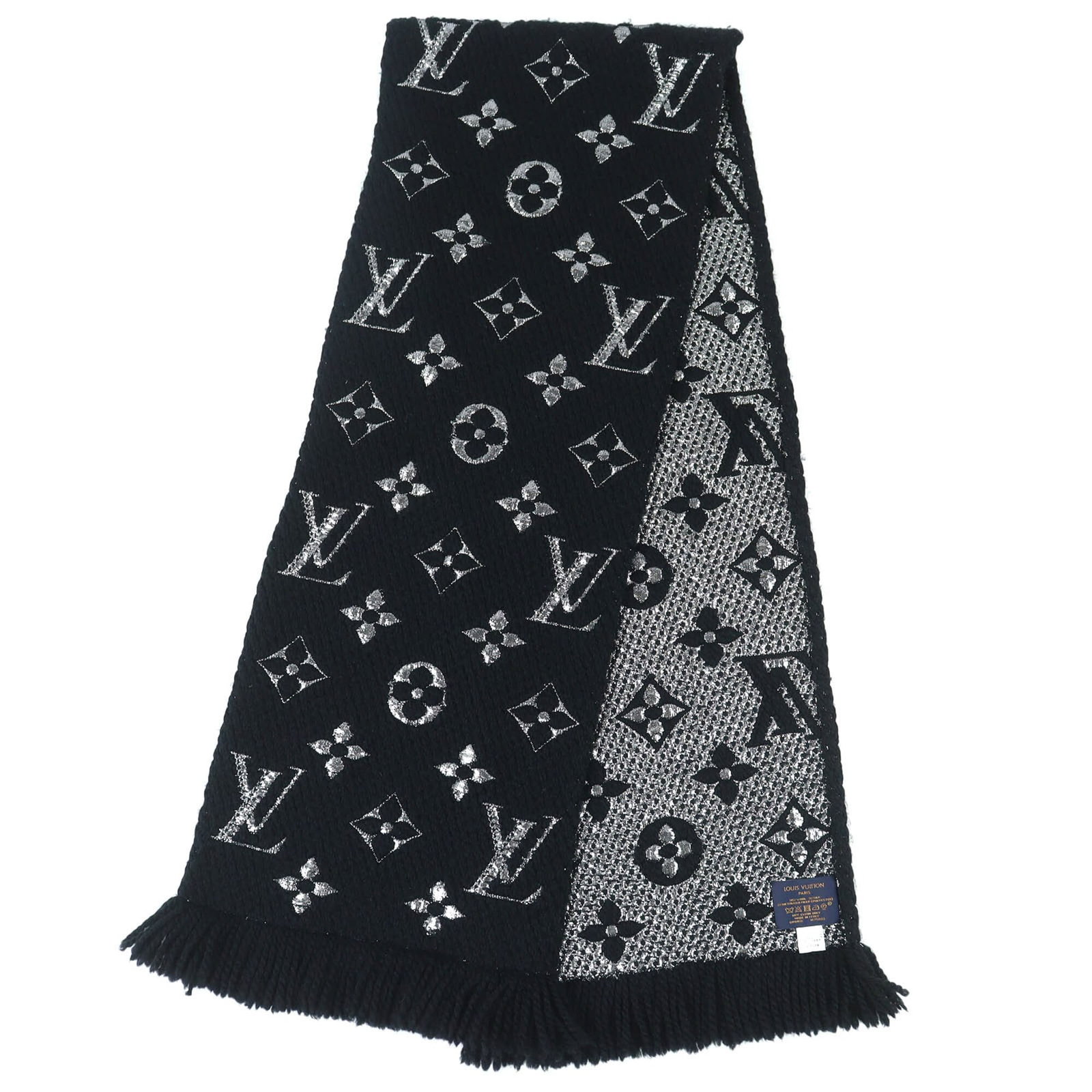 Louis Vuitton silk wool polyester stole - 3