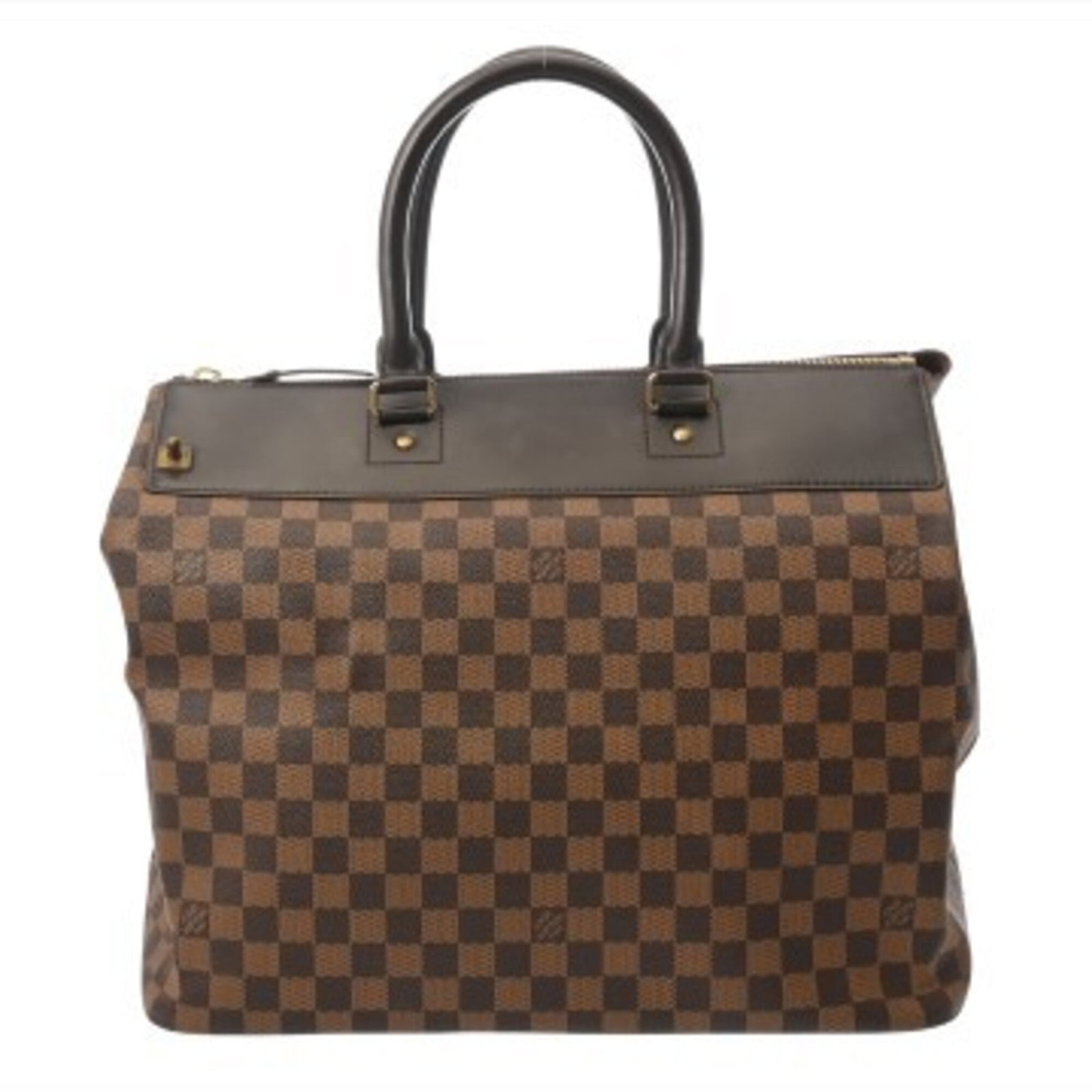 Louis Vuitton Boston Bag Damier Canvas: Louis Vuitton Boston Bag Damier Canvas A classic Louis Vuitton Boston Bag, this iconic design is characterized by its timeless Damier Canvas pattern and sturdy construction. With its spacious