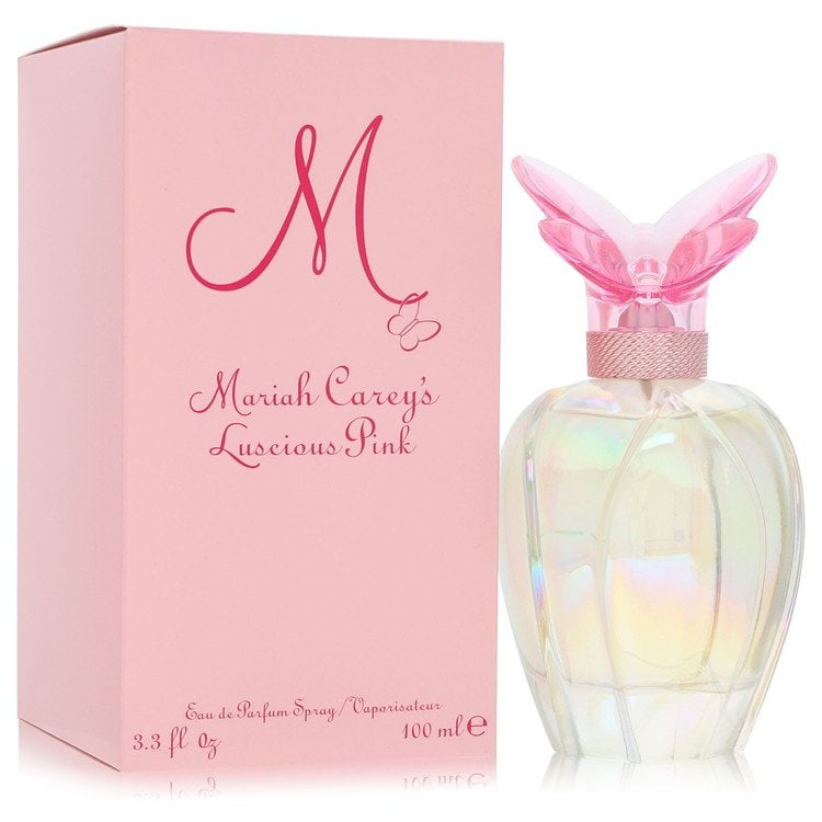 Luscious Pink Perfume By Mariah Carey Eau De Parfum Spray: Luscious Pink Perfume By Mariah Carey Eau De Parfum Spray Indulge in the sweet, feminine scent of Mariah Carey's Luscious Pink Perfume Eau De Parfum Spray, a 3.4 oz fragrance designed to leave you