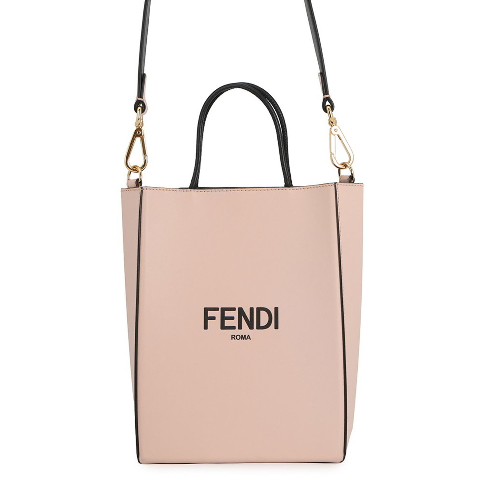 Fendi Leather Shoulder Bag: Fendi Leather Shoulder Bag Elevate your style with this stunning Fendi leather shoulder bag, boasting sleek black leather and gold hardware that adds a touch of luxury to any outfit. Its spacious inte