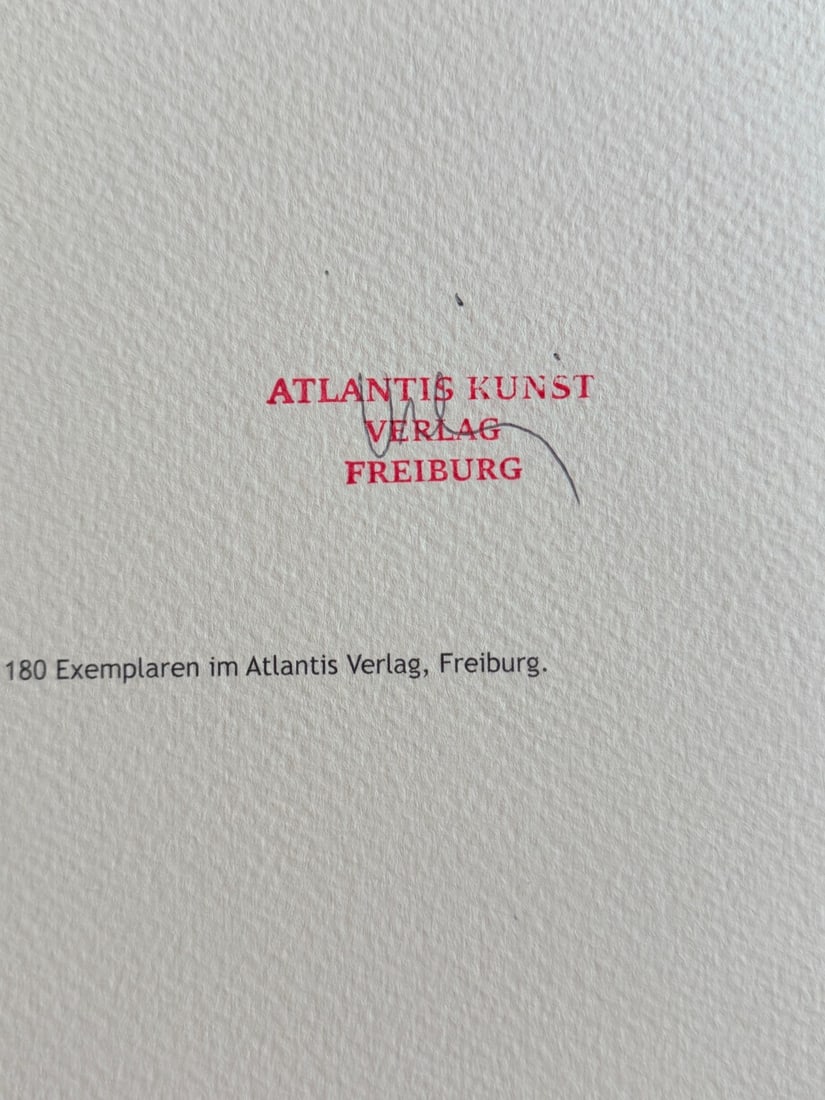 Alberto Burri lithograph numbered. - 13