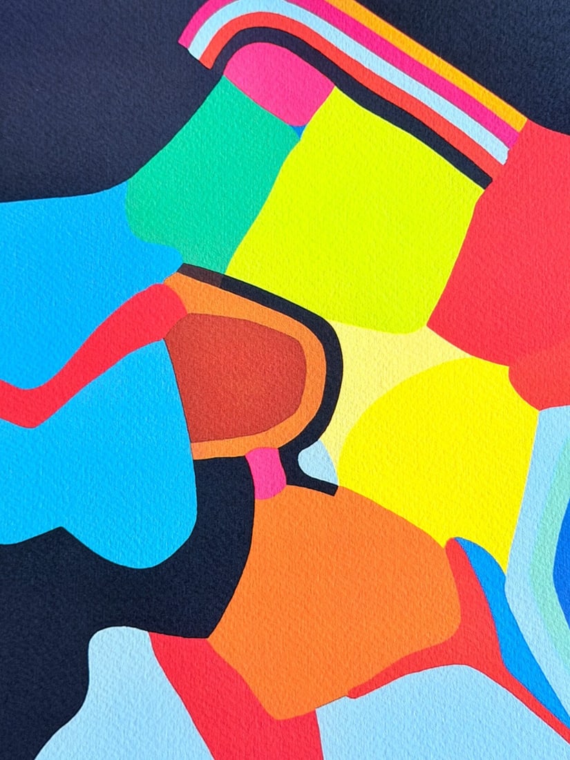 Alberto Burri lithograph numbered. - 4