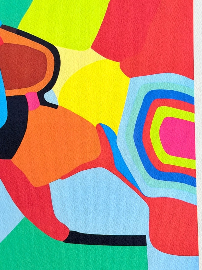 Alberto Burri lithograph numbered. - 5