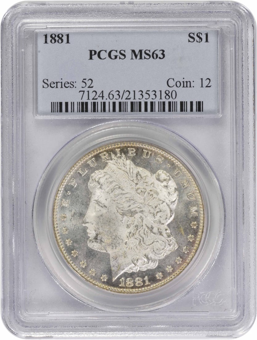 MS63 PCGS Morgan Silver Dollar 1881 (1 of 1)