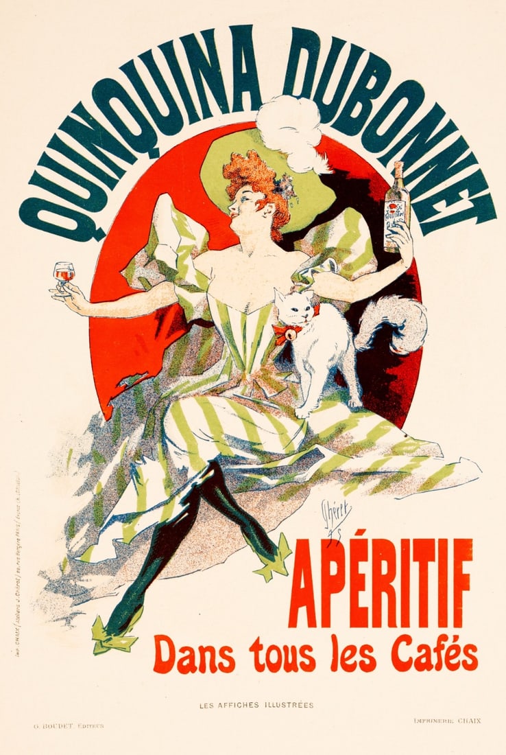 Quinquina Dubonnet Jules Cheret For Affiches Illustrees 1896 Original (1 of 3)