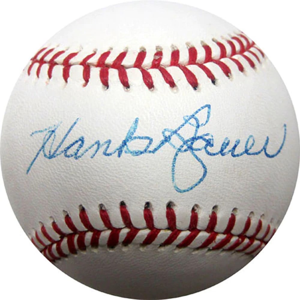 Hank Bauer Official Autographed Major League Baseball (1 of 1)