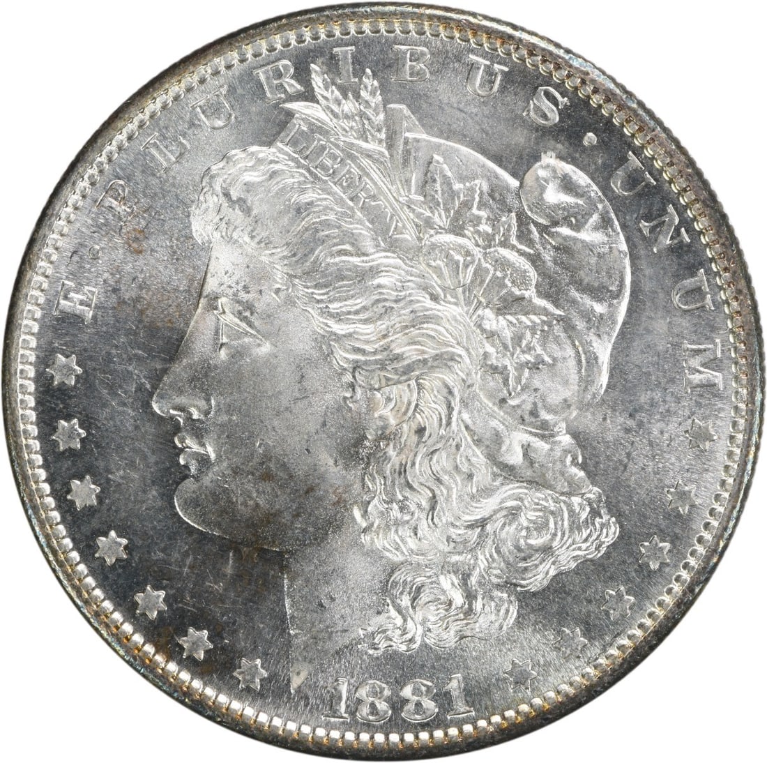 Morgan Silver Dollar 1881-S Choice BU Uncertified (1 of 2)