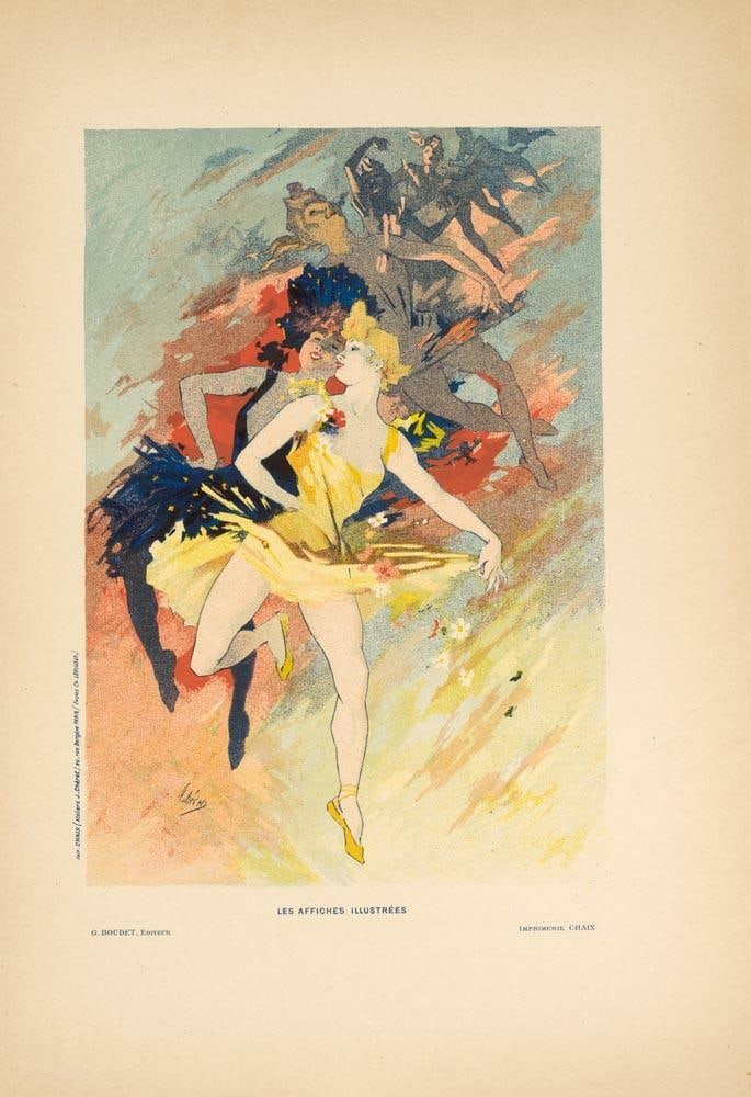 Jules Cheret Original Vintage Poster Les Arts 2 By Affiches Illustrees 1896 (1 of 1)