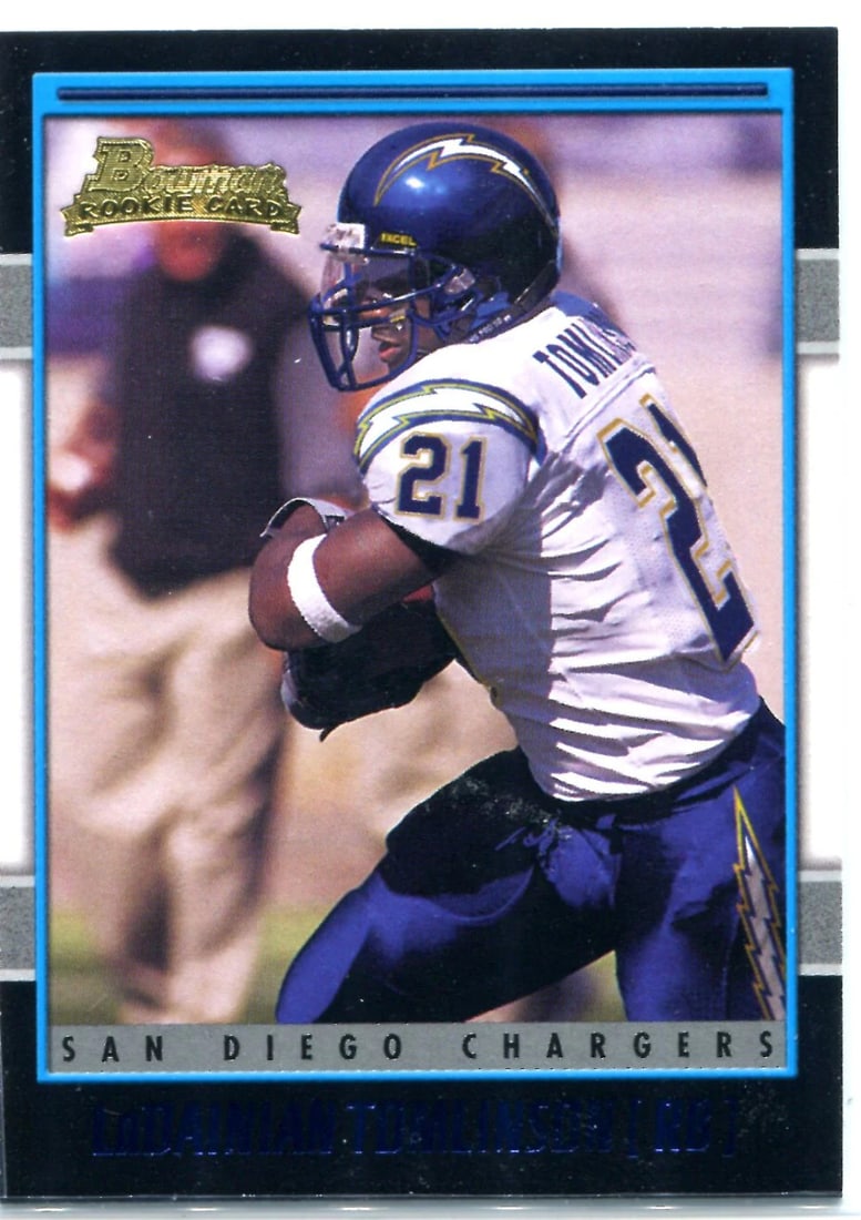 LaDainian Tomlinson 2001 Bowman Rookie Card (1 of 1)