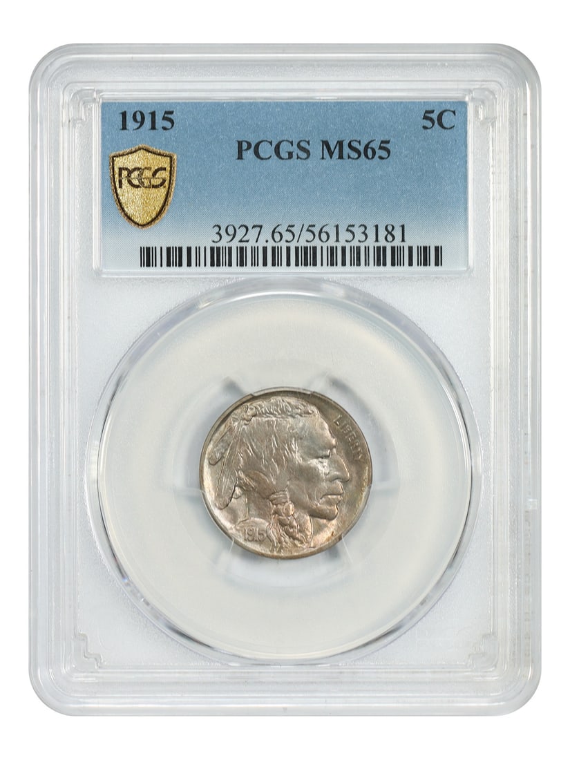 Buffalo Nickel MS65 PCGS 1915 (1 of 5)