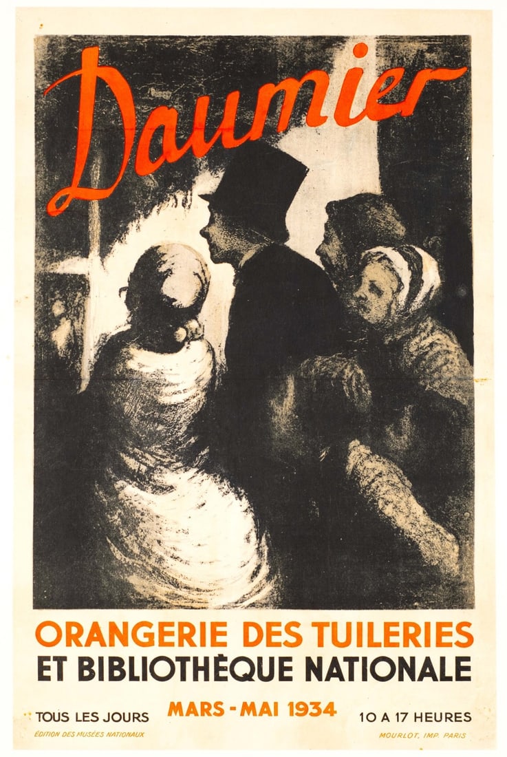 Exposition Daumier Honore Daumier At The Orangerie Paris 1934 Origina (1 of 3)