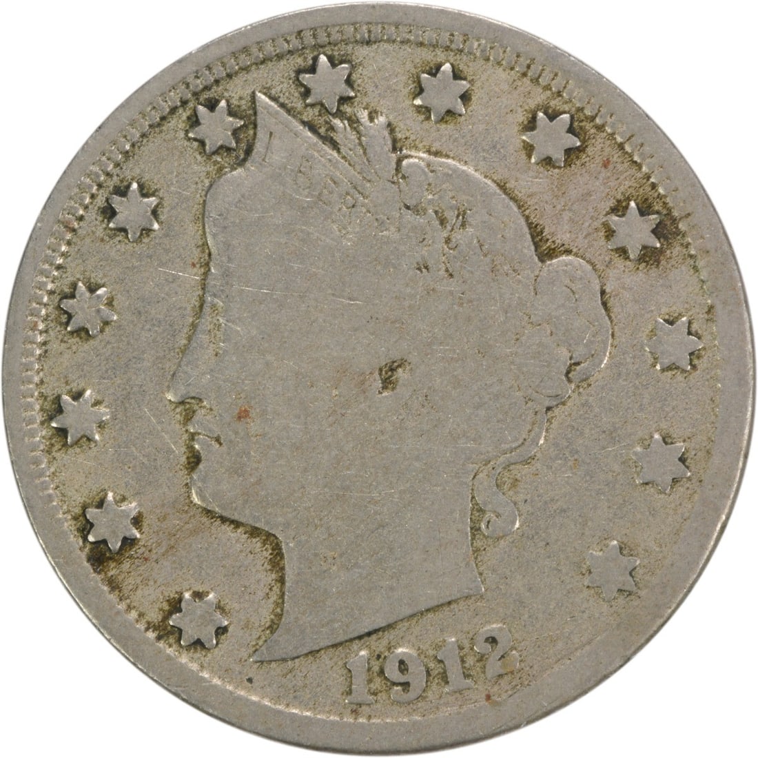1912-S Liberty Nickel VG Uncertified (1 of 2)
