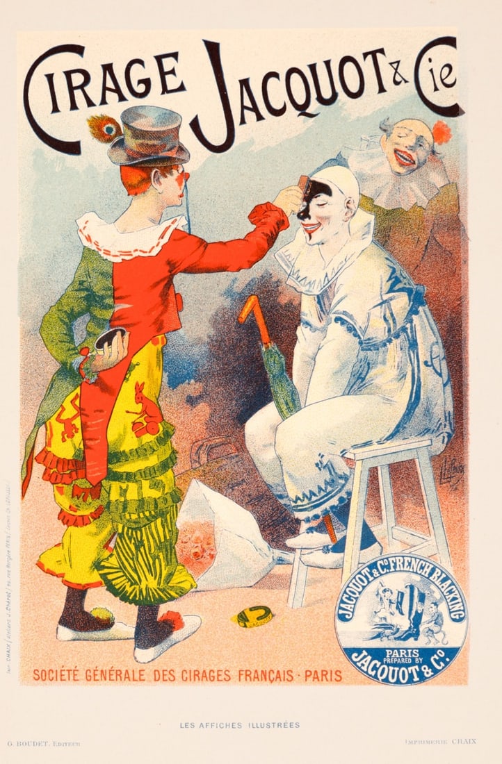 Cirage Jaquot By Lefevre For Les Affiches Illustrees 1896 Stone Litho (1 of 3)