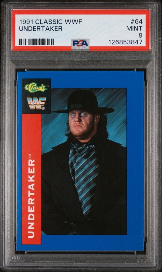 1991 CLASSIC WWF UNDERTAKER #64 PSA 9 (1 of 2)
